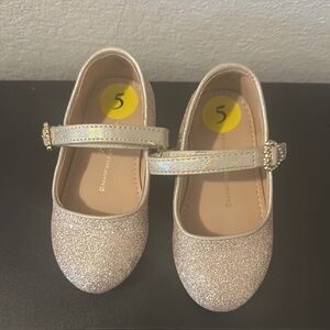 Glittery Kids Shoes with Strap